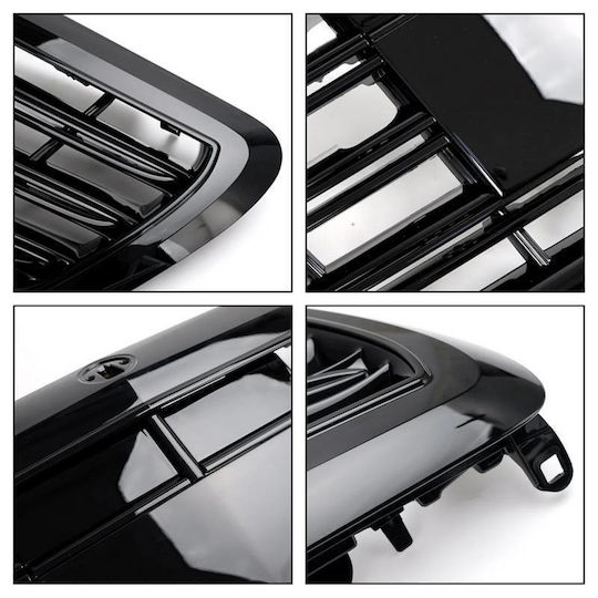 Mask Mercedes-Benz S-Class W222 13-20 AMG Look Night Edition Black Glossy 1 Piece Mercedes Benz Carner