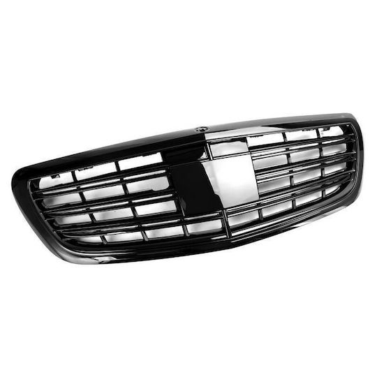 Mask Mercedes-Benz S-Class W222 13-20 AMG Look Night Edition Black Glossy 1 Piece Mercedes Benz Carner