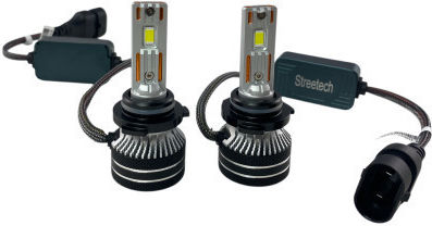 Led Λάμπες 9006 Hb4 Streetech Μοντέλο Stn2 Μεσαία Ή Μεγάλα Φώτα 150 000 Lux 45 Watt Canbus 6000k 1500% Πιό Έντονη Φωτεινότητα 2τμχ