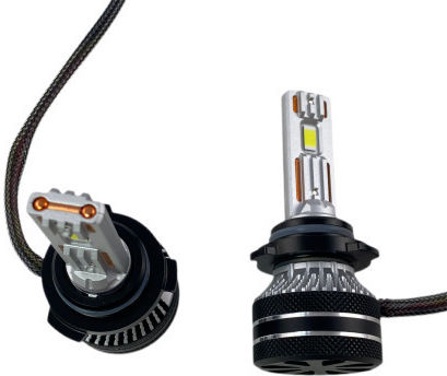 Led Λάμπες 9006 Hb4 Streetech Μοντέλο Stn2 Μεσαία Ή Μεγάλα Φώτα 150 000 Lux 45 Watt Canbus 6000k 1500% Πιό Έντονη Φωτεινότητα 2τμχ