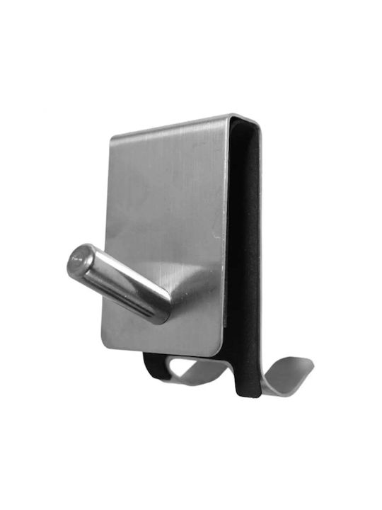 Sepio Άγκιστρο Μπάνιου Διπλό Inox Ασημί
