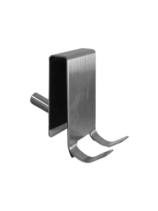 Sepio Άγκιστρο Μπάνιου Διπλό Inox Ασημί