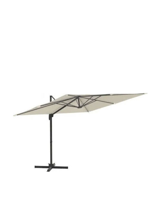 Professional Squared Aluminum Ecru 3x3m