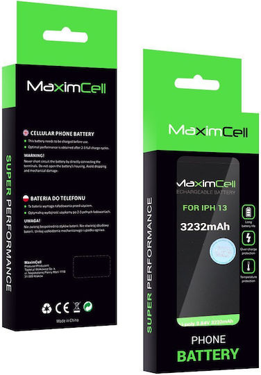 Maximcell Kompatible Ersatzbatterie 3232mAh für iPhone 13
