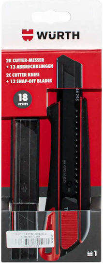 Utility Knife 18 Mm Wurth