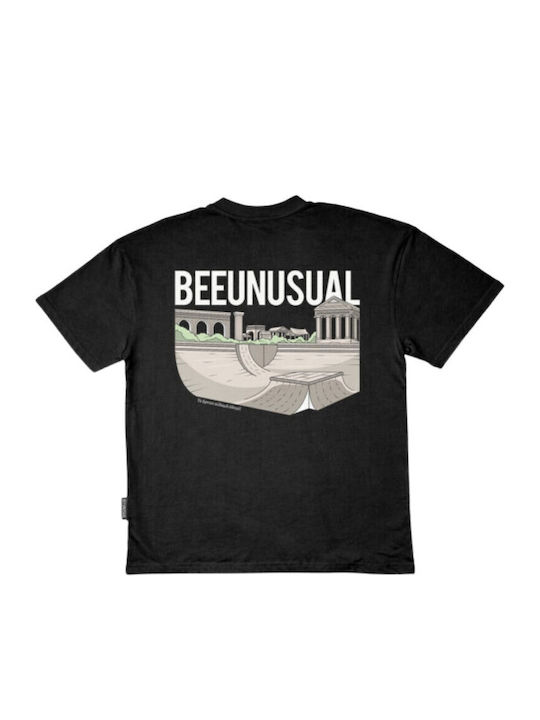 Bee. Unusual. O.g Athens T-shirt Μαύρο