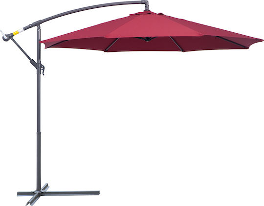 Hängender Metall Garten- und Terrassen-Sonnenschirm Hängender Metall Garten- und Terrassen-Sonnenschirm