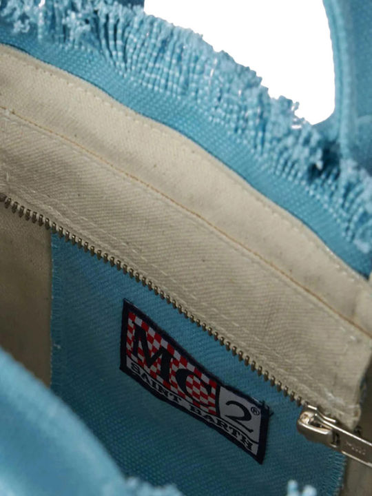 MC2 Beach Bag Made of Canvas Light Blue