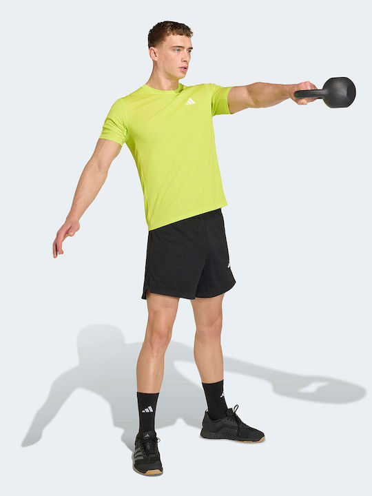 Essentials Base Sportliches T-Shirt Gelbes