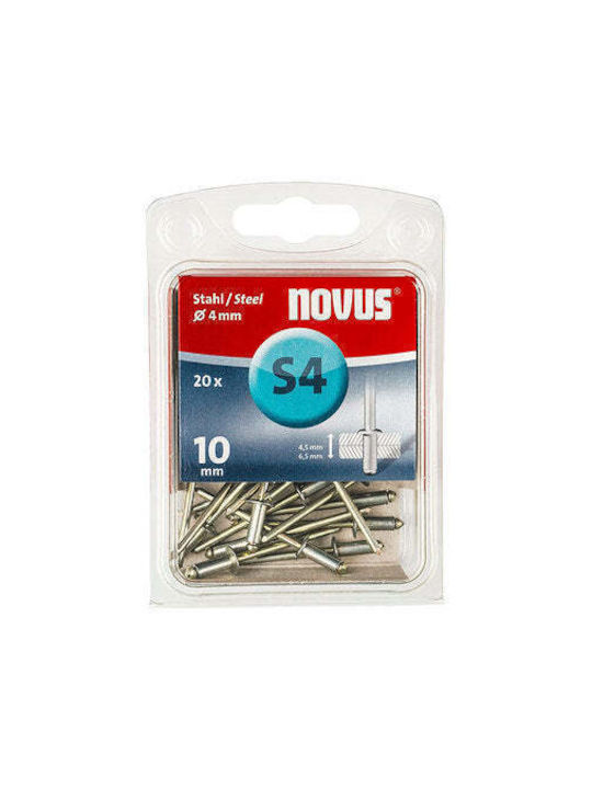 Pop Nagel 4x10 Mm Novus 20 Stücke