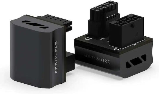 Ezdiy-fab 12vhpwr 600w Graphics Card Adapter Rvs 180° Black