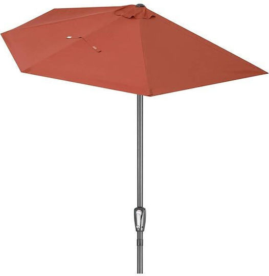 Umbrella Floor Round Metal Terracotta D1.35m
