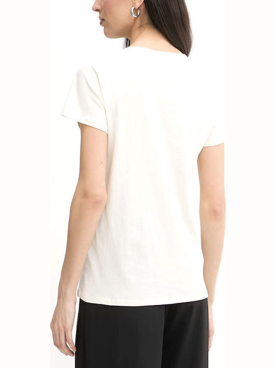 Damen T-Shirt Hellbeige