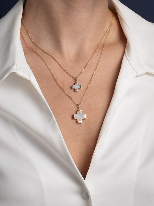 George Art Jewels Gold Cross 14K Without Chain