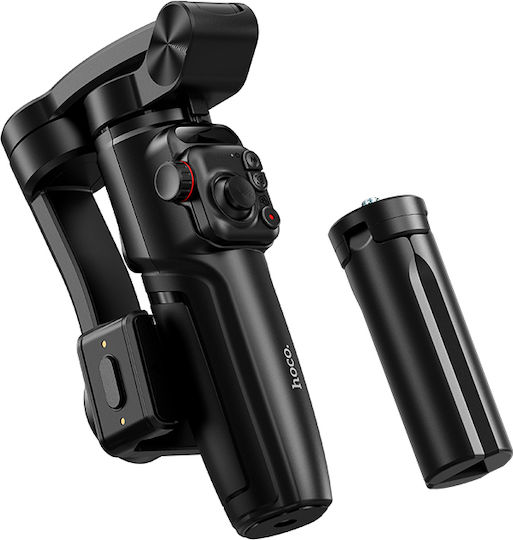 Hoco K91 Mobile Gimbal with 3-Axis Stabilizer and 5 Hours Operation Black