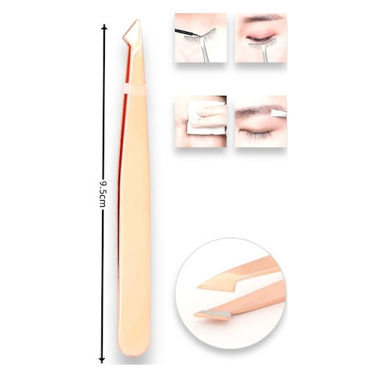 Novita Beauty Tools Pink Eyebrow Tweezer 1 Piece
