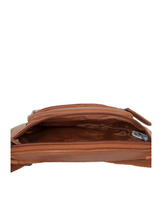 Leather Bum Bag Tabac Brown