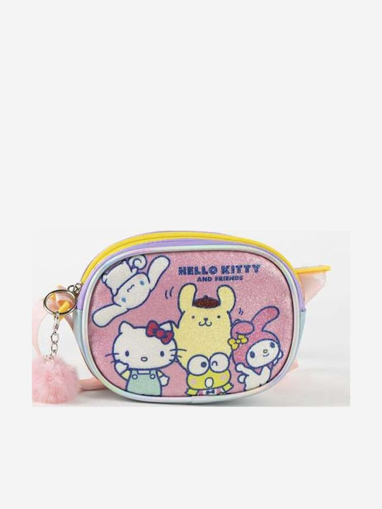 Hello Kitty Kids Shoulder Bag Pink 14.5x10.5x4cm