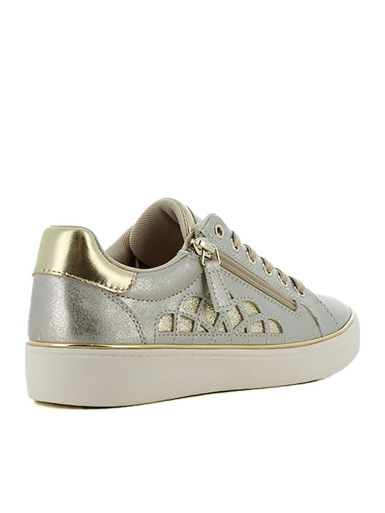 Damentaschen Sneakers Silber