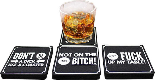 Felt Coasters Summit One Funny Drinks – Bar Accessories 10pcs
