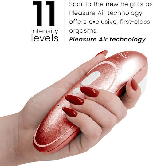 Womanizer Pro Vibrant Clitoral Stimulator Burgundy
