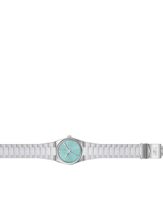 Invicta Ceas Bărbătesc 40mm cu Baterie cu Brățară din Metal Argintie