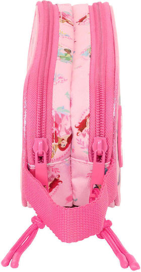 Grafoplas Gefüllte Stoff-Federmäppchen Rosa