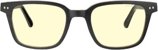 Computer Glasses Gunnar Muir Ebony Wood Amber