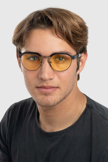 Computer Glasses Gunnar Campbell Onyx Clear Pro