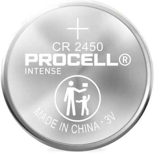 Батерия Тип Бутон Duracell Procell Cr2450 3v 1 Бр Bulk Литий Цена За 1 Батерия