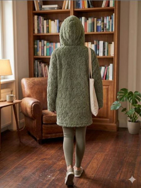 Relax Lingerie Summer Women's Pyjama Cardigan Green