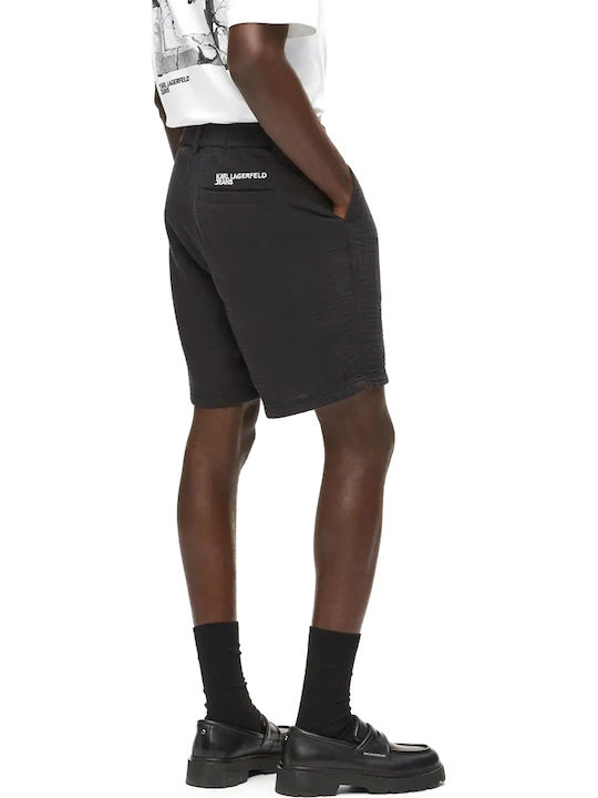 Karl Lagerfeld Herren Shorts Denim Schwarz