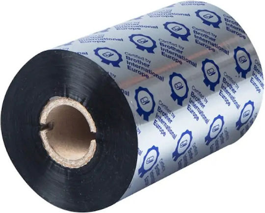 Brother Standard Resin Black 110mmx450m Tape Pk 8
