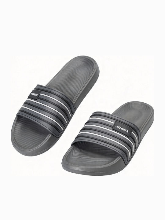 Men's Gray Slides