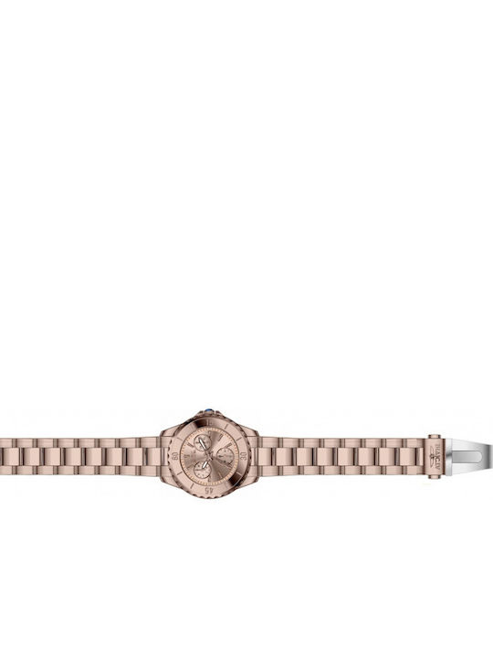 Invicta Ceas Dama 38mm Cu Baterie Cu Brățară Metalică Rose Gold