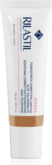 Beruhigende Make-up Foundation Für Empfindliche Haut Rilastil Difesa Farbton 30 Volumen Ml 30
