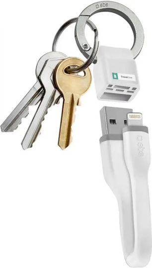 Sbs Data Charge Lightning Cable Mfi 12cm Tecableligportw