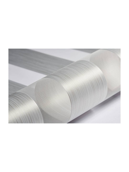 Double Partial Blackout Roller Blinds Ecru P68xH215cm