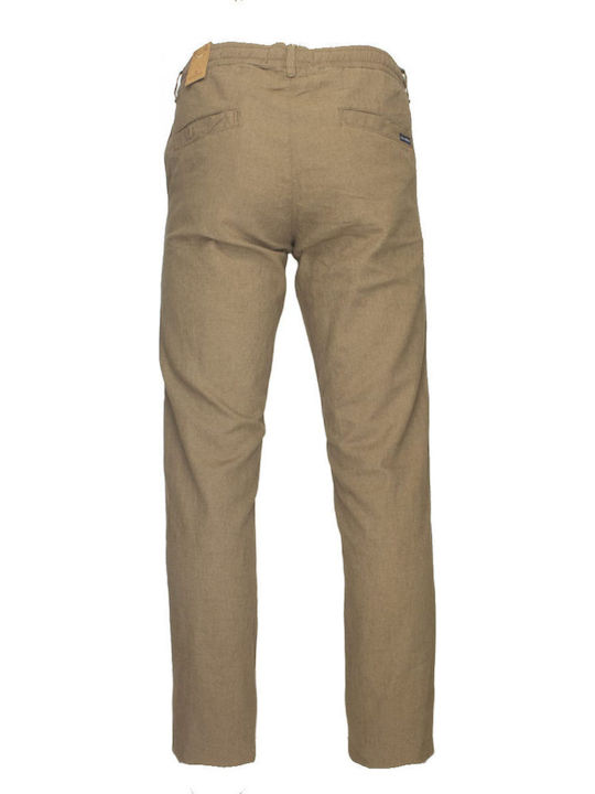 Pantaloni Chino cu Croială Regular Maro