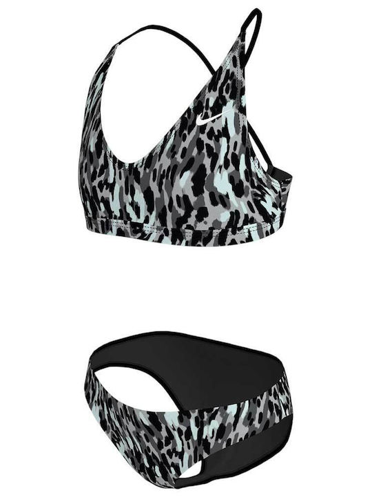 Nike Lace Up Kids Swimwear Bikini Black