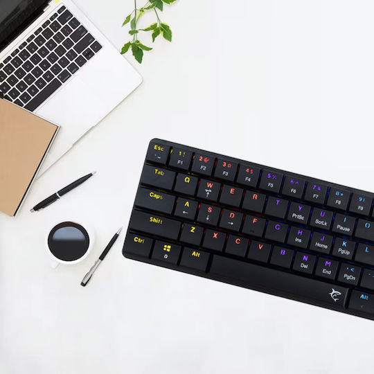 White Shark GK-006131 Gaming Mechanical Keyboard with RGB Lighting (English US)
