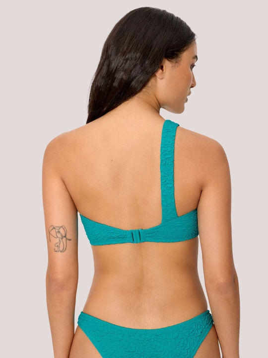 Top Strapless Bikini Top With Padding Turquoise