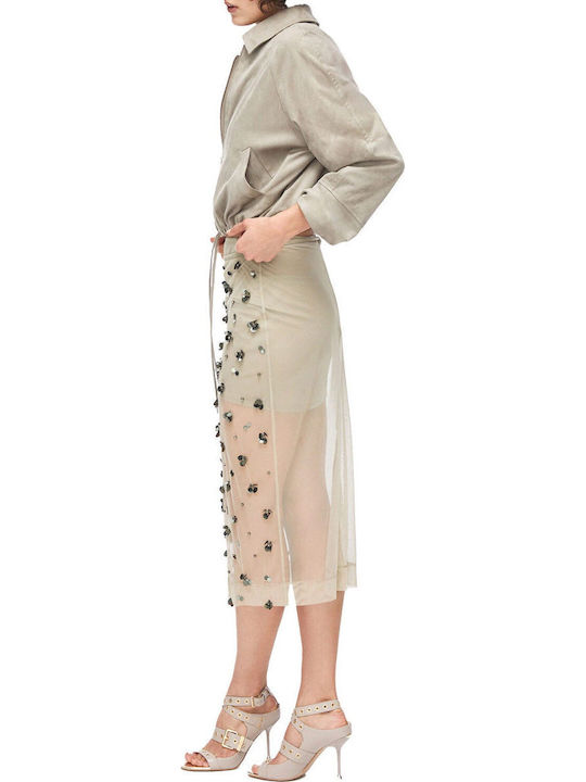Midi Skirt Khaki