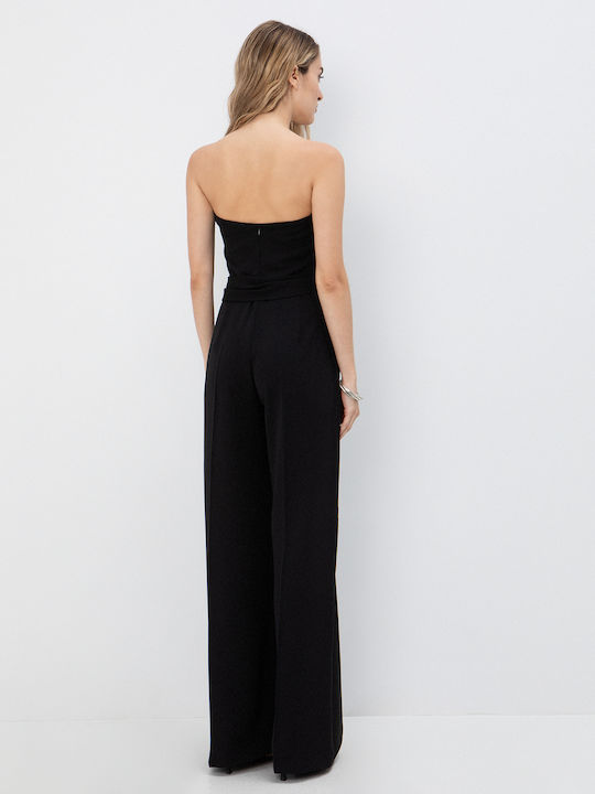 Women's Off-Shoulder Black Jumpsuit