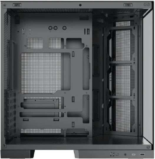 Xigmatek Aqua 7 Геймърска Midi Tower Кутия За Компютър Със Страничен Прозорец Черна