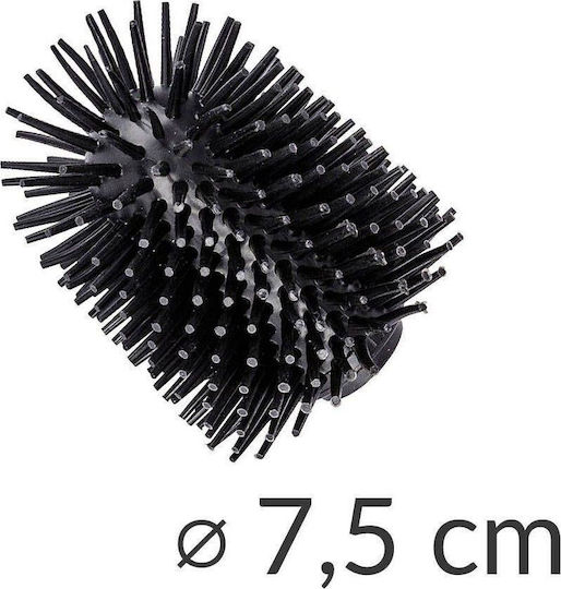 Wenko Arese Black Plastic Bathroom Toilet Brush