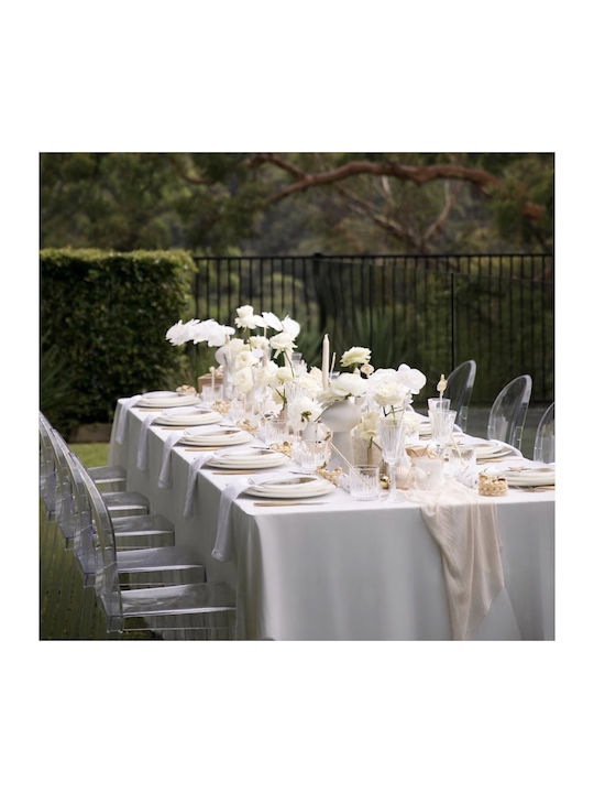Kotonia Home Cotton White Tablecloth 180x320cm
