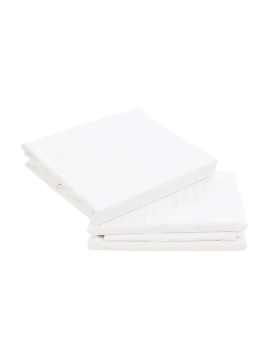 Kotonia Home Τραπεζομάντηλο Βαμβακερό White 110x110εκ.