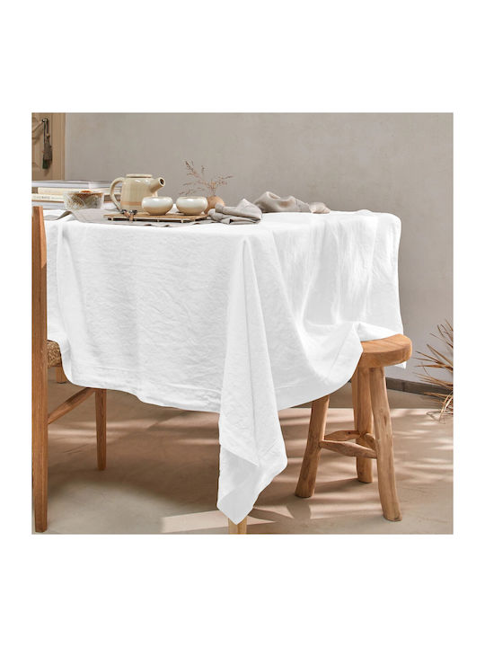 Kotonia Home Cotton White Tablecloth 180x320cm