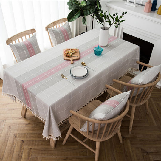 FRIPIA Τραπεζομάντηλο με Κέντημα Πολύχρωμο 140x250εκ.